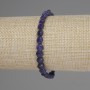 Sugilite Bracelet Faceted Coin, diameter 6mm+-, length 18cm+- stretch