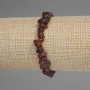 Carnelian Bracelet Chips, diameter 5-9x2-4mm+-, length 18cm+- stretch