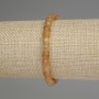 Citrine Bracelet, Faceted Cube, Diameter 5.5mm+/-, Length 18cm+/- Stretch