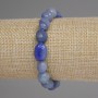 Blue Aventurine Tumbled Bracelet, diameter 10x9mm+-, length 18cm+- stretch