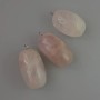 Rose Quartz Pendant Natural Stone, Diameter 35x17mm+