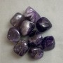 Souvenir Natural Stone Amethyst Tumbled ~ Size 23-26x20-24x20mm (+/-) 100g Pack (price per 100g)