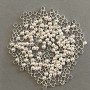 Crimp Covers, Diameter 3mm, Silver Metal Colour, 8g