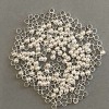 Crimp Fasteners "Grip", 3mm Diameter, Silver Metal Colour, 300g Pack