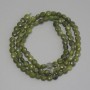 Jadeite Faceted Coin Beads, diameter 4mm+-, length 39cm+- on a strand
