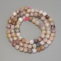 Opal Beads, Faceted Cube, diameter 5x5mm+-, length 39cm+- on a thread