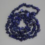 Lapis Lazuli Chip Beads, diameter 7-10x2-6mm+/-, length 80cm+/- on a nylon strand
