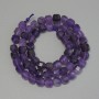 Amethyst Faceted Cube Beads, diameter 6x6mm+/-, length 33cm+/- on a strand