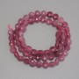 Tourmaline Beads, Faceted Coin, Diameter 6.5mm+/-, Length 38cm+/- on a Strand