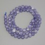 Aquamarine Beads, Faceted Coin, Diameter 6.5mm+/-, Length 38cm+/- on a Strand