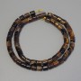 Tiger's Eye Beads Cylinder, Diameter 6x6mm+/-, Length 38cm+/- on Thread