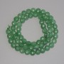 Jade Beads Faceted Coin, Diameter 6.5mm+/-, Length 38cm+/- on Thread