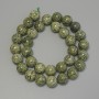 Serpentine Beads Smooth Round 12mm+/-, Length 39cm+/- on Thread