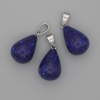 Teardrop Pendant Lapis Lazuli 19x13mm+/-, length 29mm+