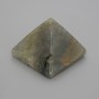Pyramid Souvenir, Natural Labradorite Stone, Length 30x30mm+/-, Width 25mm+