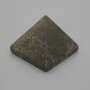 Pyramid Souvenir, Natural Pyrite Stone, Length 30x30mm+/-, Width 25mm+