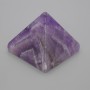 Pyramid Souvenir, Natural Amethyst Stone, Length 38x38mm+/-, Width 33mm+
