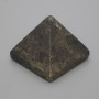 Pyramid Souvenir, Natural Pyrite Stone, Length 38x38mm+/-, Width 33mm+