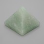 Pyramid Souvenir, Natural Nephrite Stone, Length 38x38mm+/-, Width 33mm+