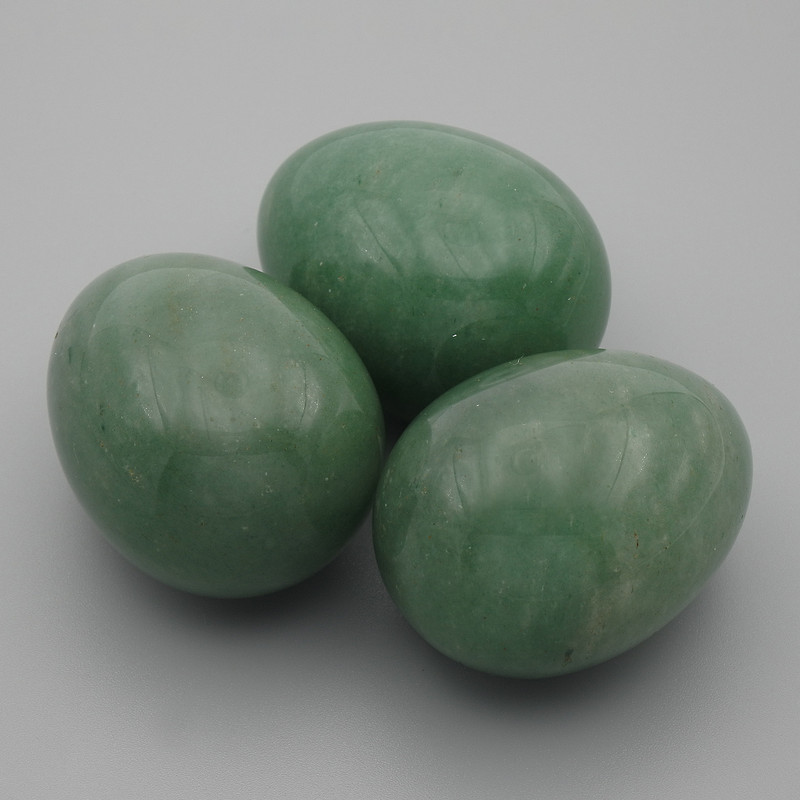 Natural Stone Souvenir Egg, Jade, diameter 40x30+/-mm