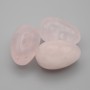 Natural Stone Souvenir Egg, Rose Quartz, diameter 30x20+/-mm