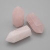 Souvenir Pencil Natural Stone Rose Quartz, Diameter 36x16mm (price per 1 pc.)