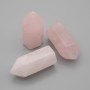 Souvenir Pencil Natural Stone Rose Quartz, Diameter 36x16mm (price per 1 pc.)