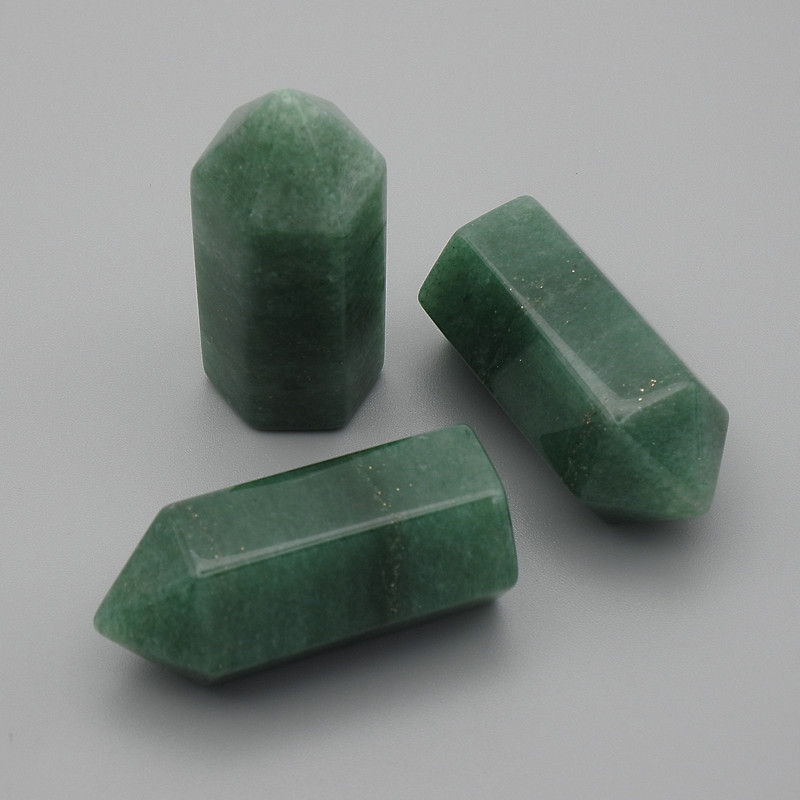 Natural Stone Souvenir Pencil Jade, diameter 36x16mm (price per 1 pc.)