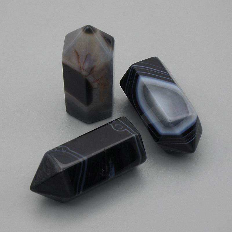 Natural Stone Souvenir Pencil Agate, diameter 36x16mm (price per 1 pc.)