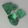 Natural Stone Souvenir Plate Malachite 80x40x10mm (Assorted Size) (Price per 100g)