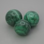 Natural Stone Souvenir Sphere Malachite, 20mm+ Diameter