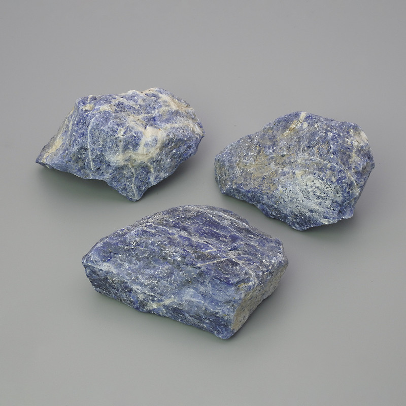 Natural Souvenir Stone Sodalite Raw Stone ~ sizes 34-50x35x28mm (+-) 100g pack (price per 100g)