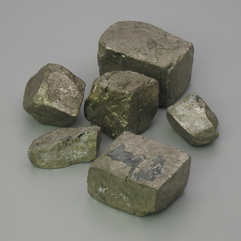 Souvenir Natural Stone Pyrite Tumbled ~ Size 18-24x13-17mm (+/-), Pack 100g (price per 100g)