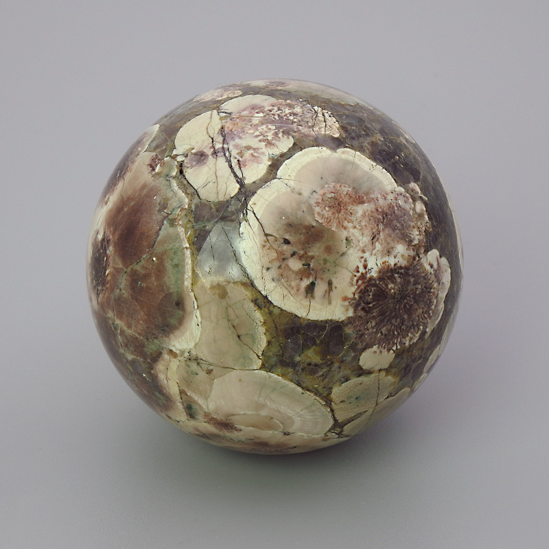 Natural Landscape Jasper Souvenir Sphere, diameter 44mm+/- weight from 100g (Price per 100g)