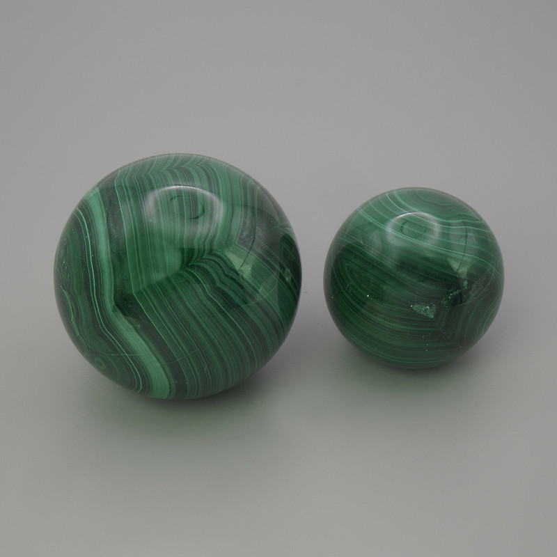 Natural Malachite Souvenir Sphere, diameter 35-45mm+/- (Assorted Size) (Price per 100g)