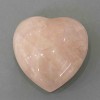 Souvenir Stone Heart Rose Quartz, 60-85x60-85x30-45mm+/- Diameter, Assorted Sizes, Weight from 150g (Price per 100g)