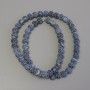 Frost Agate Beads on fishing line, smooth round bead, diameter 6mm+-, length 35cm+