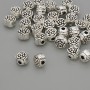 Spacer Bead Finding, Silver Metal Colour, Diameter 6x5mm+/-, Hole Diameter 1.8mm+/-, 20g Pack (~32pcs)