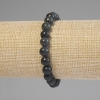 Serpentine Bracelet, smooth round bead, diameter 8mm+-, length 18cm+- stretch