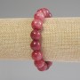 Tourmaline Smooth Round Bead Bracelet 12mm+-, length 18cm+- stretch