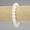 Rock Crystal Rounded Rondelle Bracelet, diameter 10x9mm+-, length 18cm+- stretch