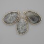 Labradorite Pendant in Gold-Tone Setting 21x35mm+