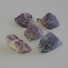 Fluorite Pendant, Natural Raw Stone, Diameter 37-50x18-33mm+/- Assorted Size