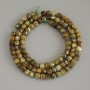 Grossular Garnet Beads, faceted cube, diameter 4x4mm+- on a strand, length 39cm+