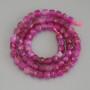 Tourmaline Faceted Cube Beads, diameter 5x5mm+/-, on strand, length 37cm+