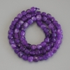 Sugilite Faceted Cube Beads, diameter 5.5x5.5mm+/-, on strand, length 37cm+