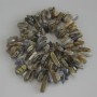 Labradorite Needle-Chip Beads, diameter 12-17x3-5mm+-, on a thread, length 39cm+