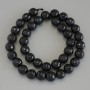 Agate Beads, faceted round, diameter 10mm+/-, on a thread, length 36cm+
