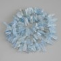 Aquamarine Chip Beads, diameter 10-15x2-4mm+/-, on thread, length 42cm+