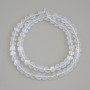 Moonstone Heart Beads, Diameter 6x6x2mm+/-, on a Strand, Length 39cm+